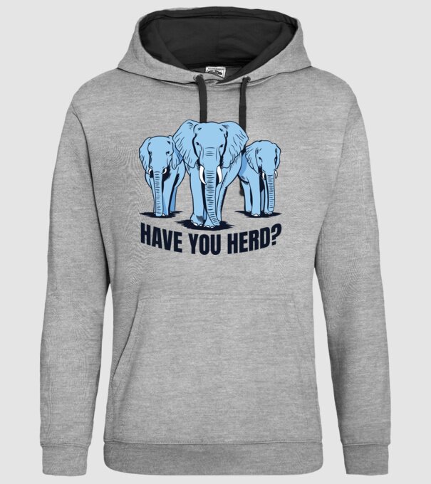 Elefanți model gri pe tricou