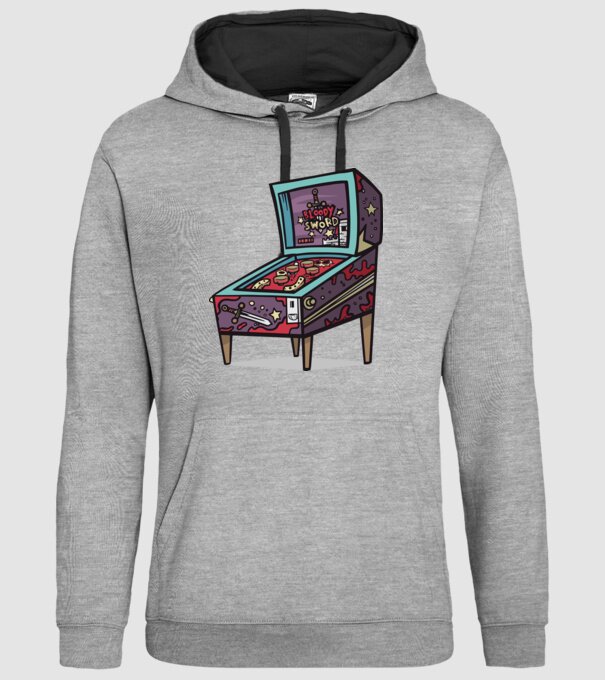 Flipper model gri pe tricou