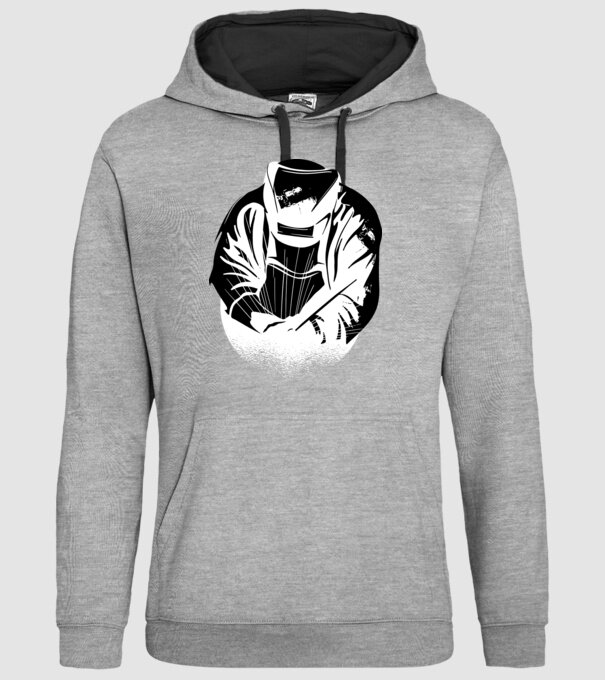 Tricou sudor model gri pe tricou