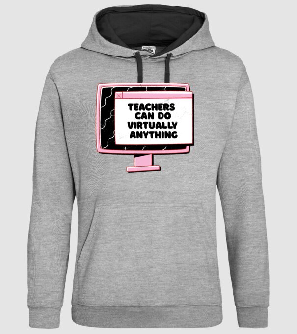 Home Office Pentru profesori model gri pe tricou