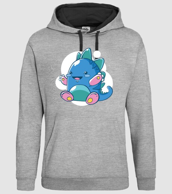 Bebe dragon model gri pe tricou