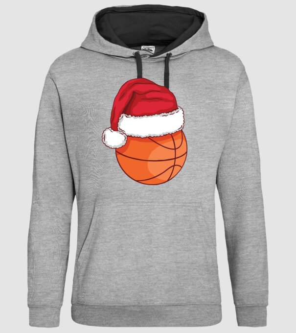 Crăciun Baschet model gri pe tricou