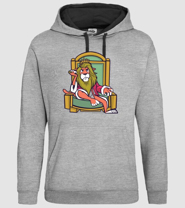 Lion King model gri pe tricou
