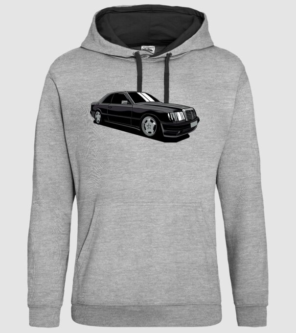 Mercedes model gri pe tricou