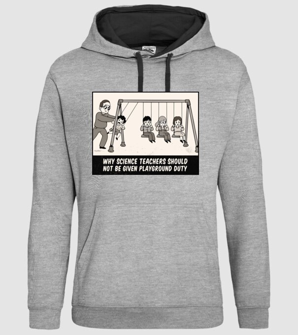 De ce să nu-i lăsăm pe profesorii de științe pe terenul de joacă model gri pe tricou