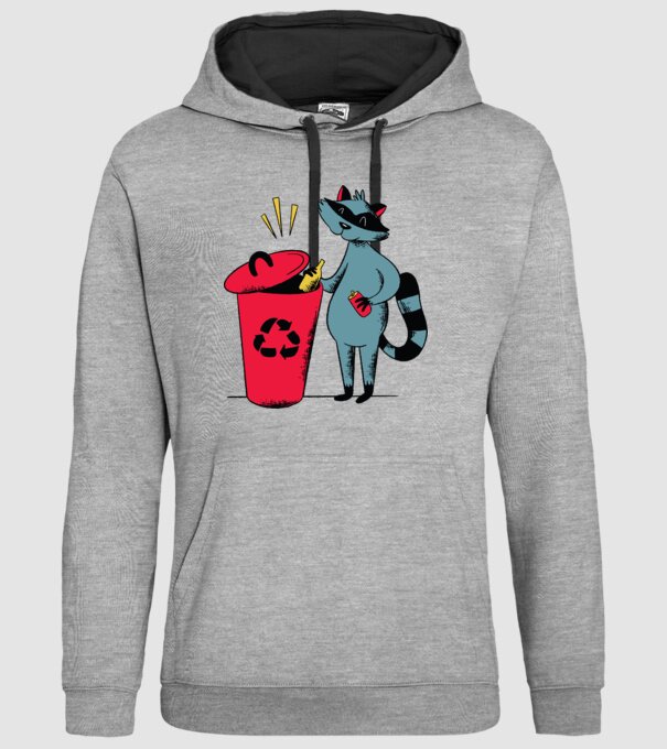 Reciclare Raton model gri pe tricou