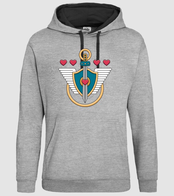 Scut - Gamer model gri pe tricou