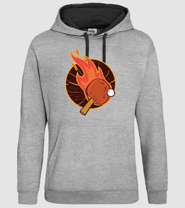 Paletă de ping-pong model gri pe tricou