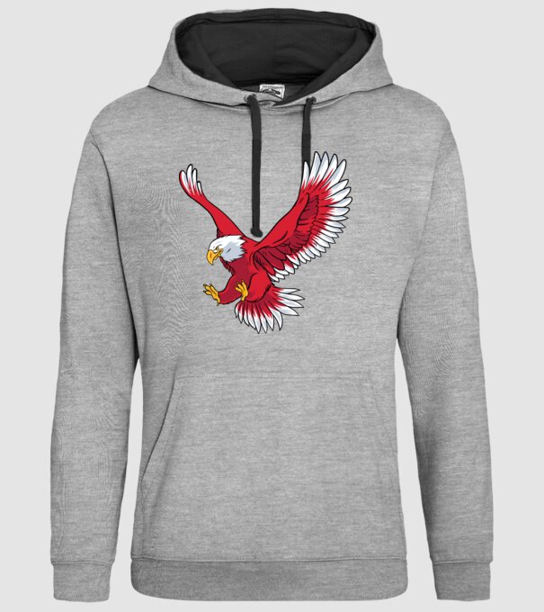 Vultur model gri pe tricou