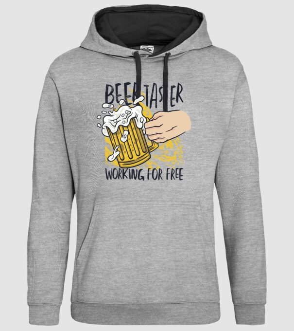 Degustare de bere model gri pe tricou