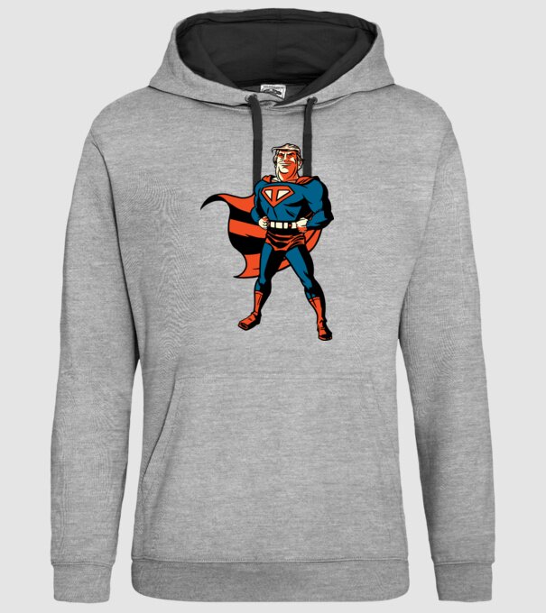 Super Trump Usa 2020 model gri pe tricou