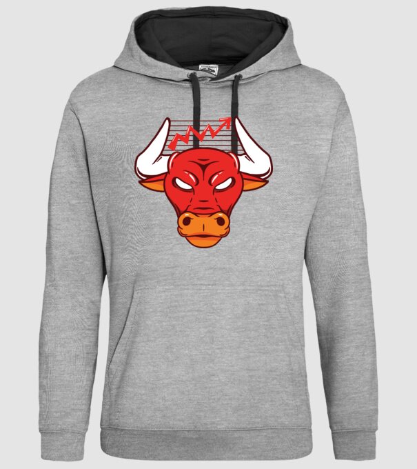 Bursa de Valori Taur model gri pe tricou