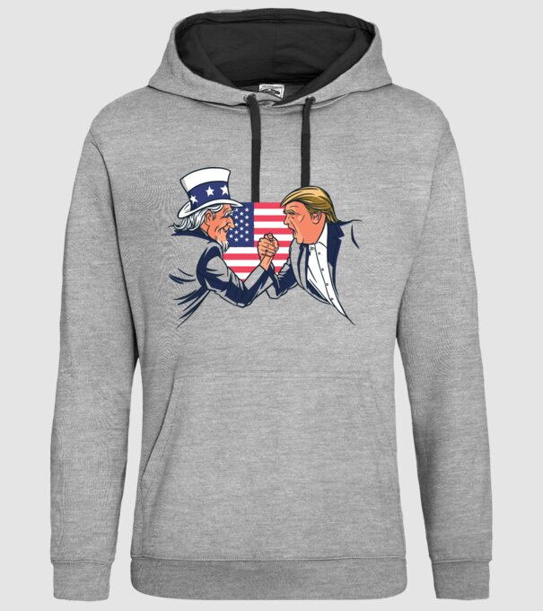 Trump Vs Unchiul Sam SUA 2020 alegeri prezidențiale model gri pe tricou