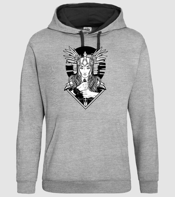 Zeița Valkyrie model gri pe tricou