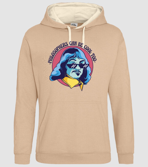 Chiar și Filozofii pot fi cool model nisipiu pe tricou