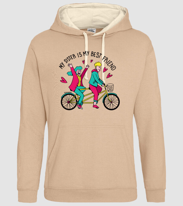 Sora mea este cea mai bună prietenă model nisipiu pe tricou