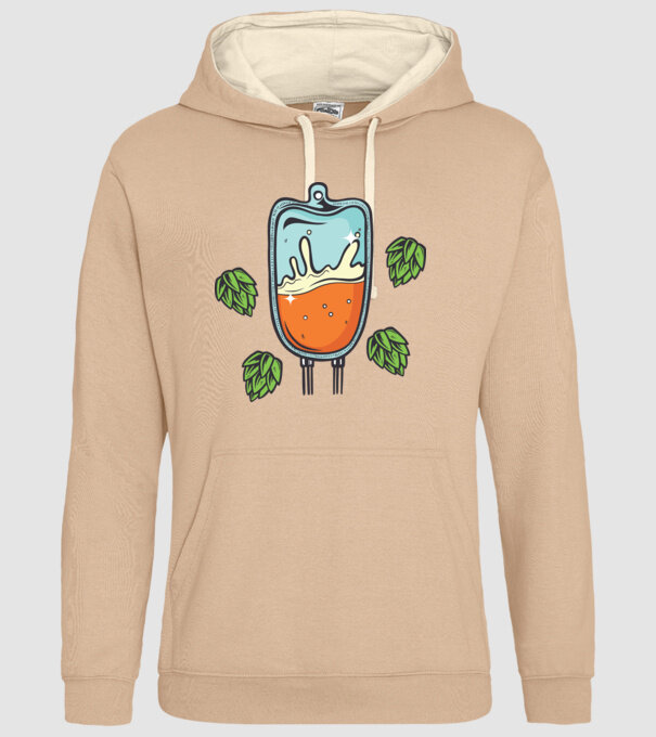 Grupa mea de sânge este IPA model nisipiu pe tricou
