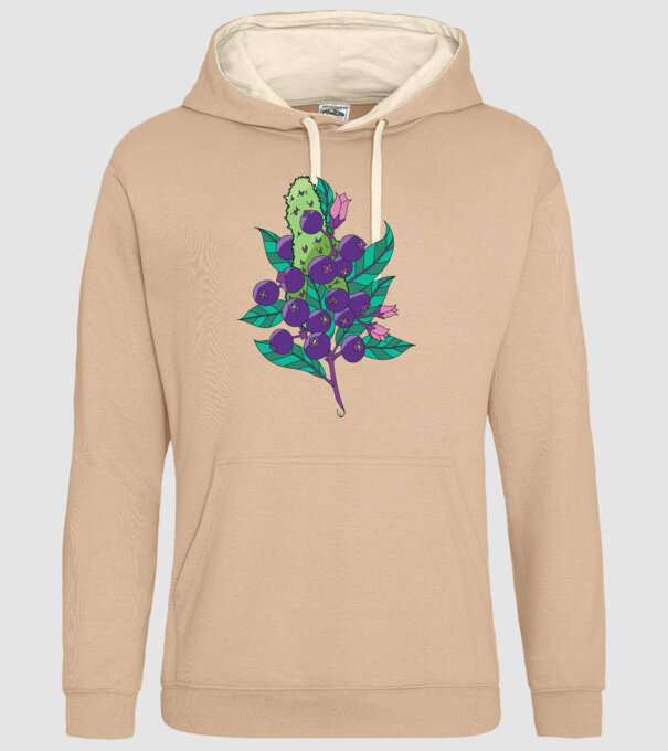 Arbust de afine model nisipiu pe tricou