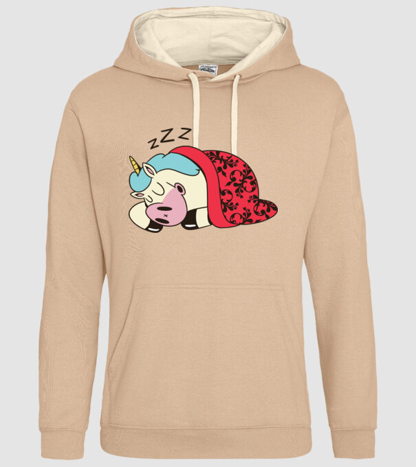 Unicorn adormit model nisipiu pe tricou