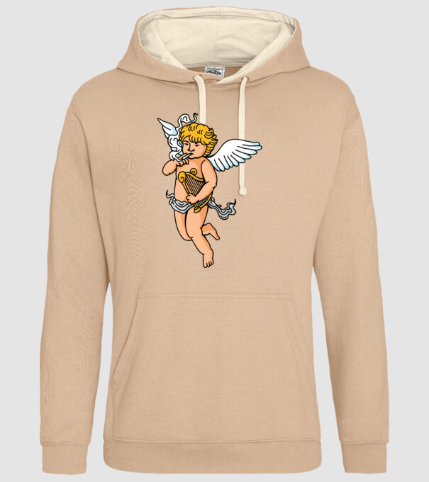 Înger cu Țigaretă model nisipiu pe tricou
