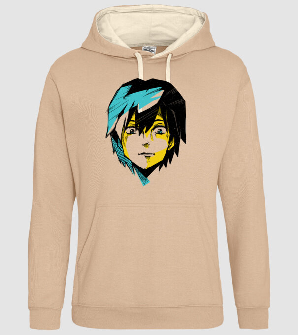 Cap Anime model nisipiu pe tricou