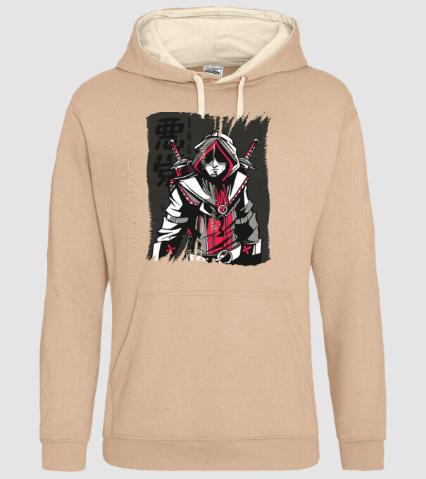Războinic Anime model nisipiu pe tricou