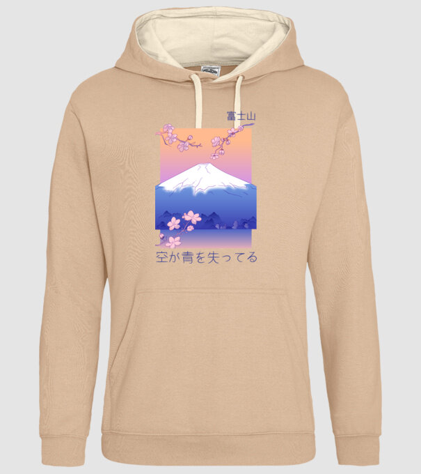 Anime Vaporwave munte model nisipiu pe tricou