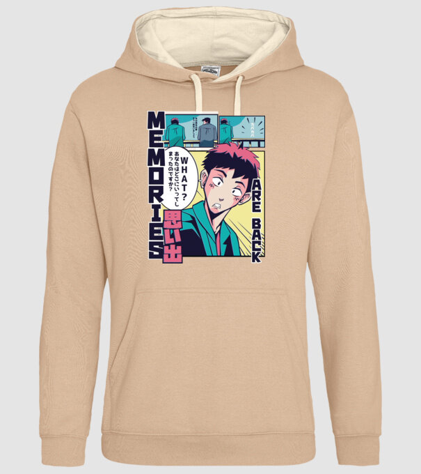 Anime Vaporwave benzi desenate model nisipiu pe tricou
