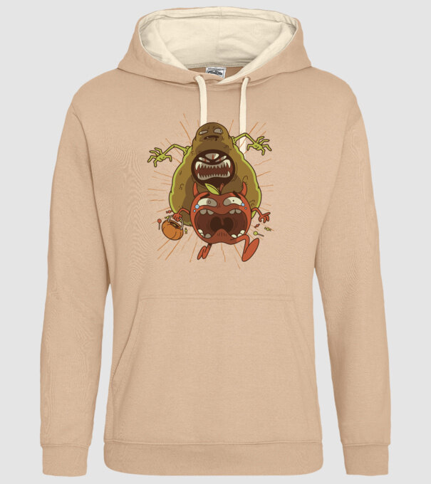 Monstru Avocado model nisipiu pe tricou