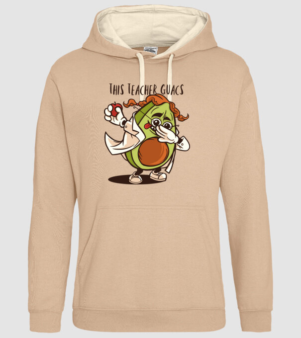 Profesor Avocado DAB model nisipiu pe tricou