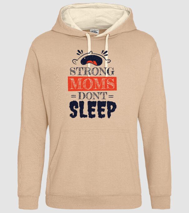 Mamele nu dorm niciodată model nisipiu pe tricou
