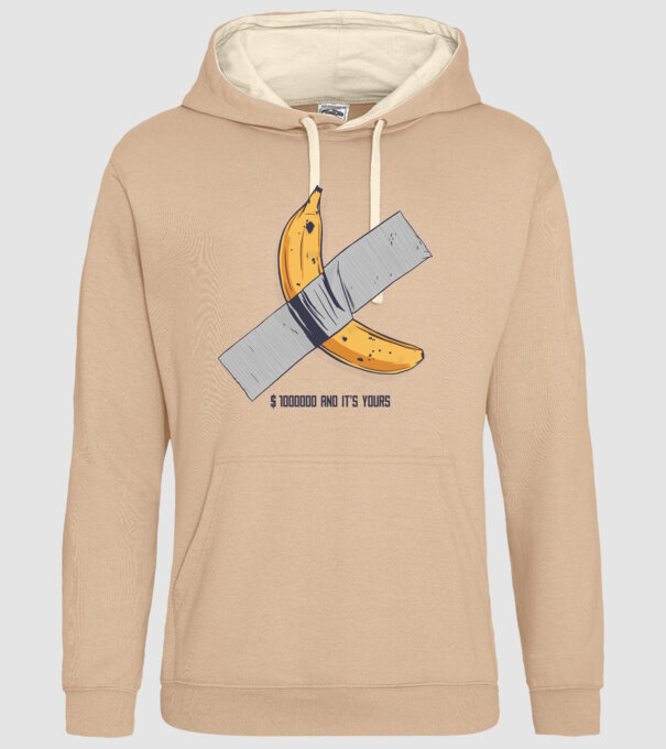 Ultima banană model nisipiu pe tricou