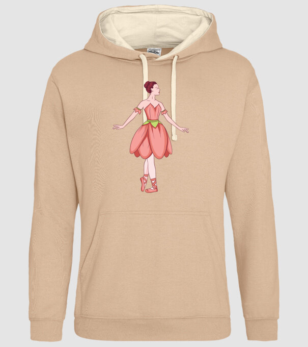 Balerină model nisipiu pe tricou