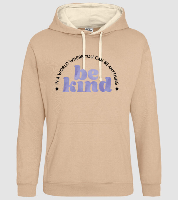 Be kind model nisipiu pe tricou