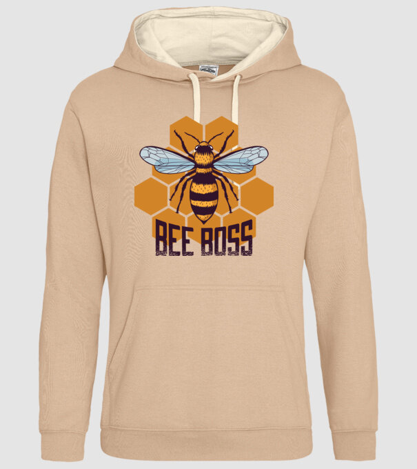 Bee Boss Șef Apicultor model nisipiu pe tricou