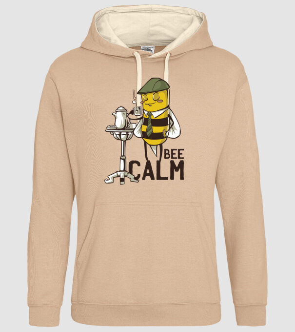 Bee Calm - Fii răbdător Albinuță model nisipiu pe tricou