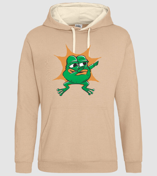 Broască DAB model nisipiu pe tricou