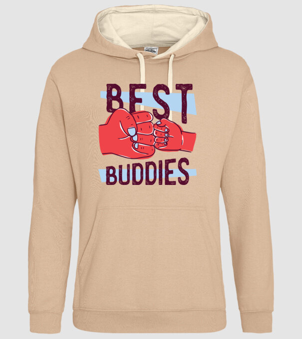 Best Buddies - Cei mai buni prieteni model nisipiu pe tricou
