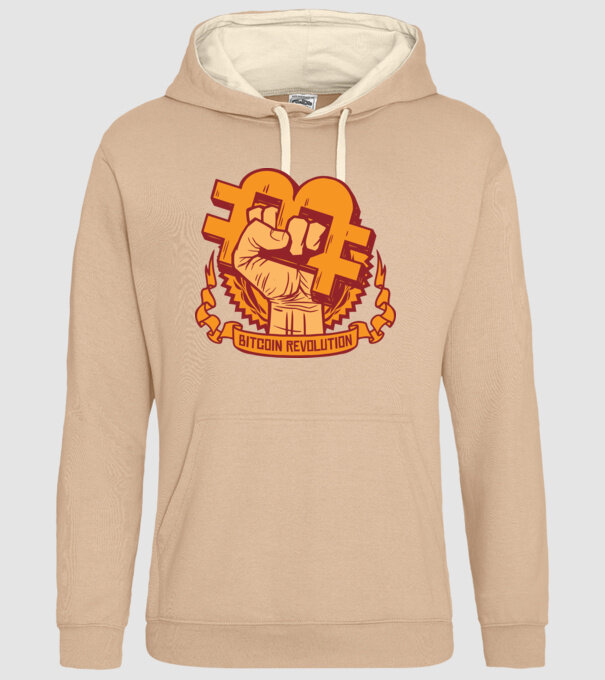 Bitcoin Revolution model nisipiu pe tricou