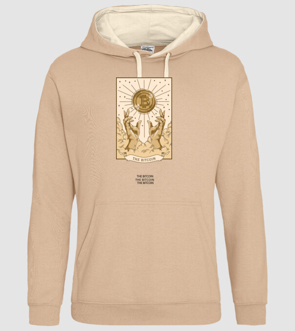 Religie Bitcoin model nisipiu pe tricou