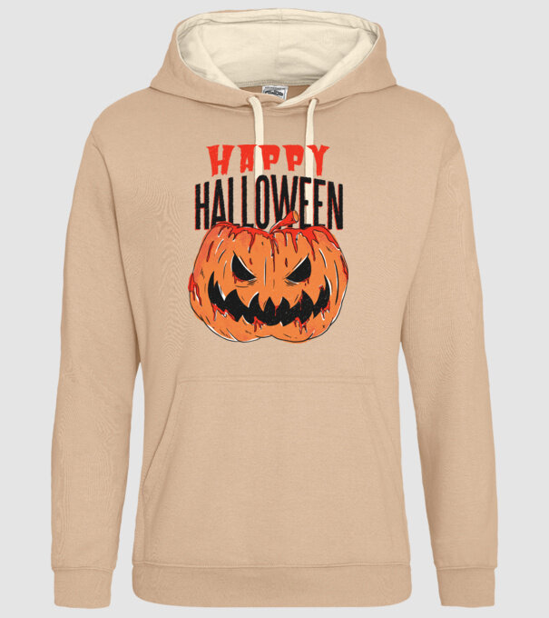 Happy Halloween Pumpkin model nisipiu pe tricou