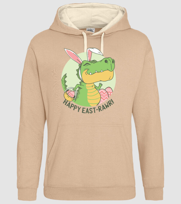Paște Fericit tricou cu dinozaur model nisipiu pe tricou