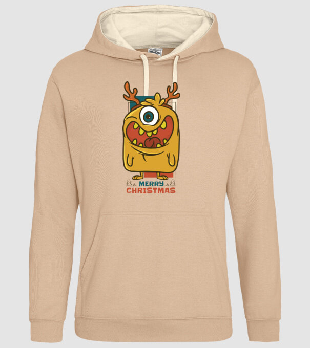 Crăciun Fericit Monstru model nisipiu pe tricou