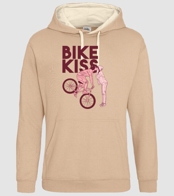 Pupici cu bicicletă model nisipiu pe tricou