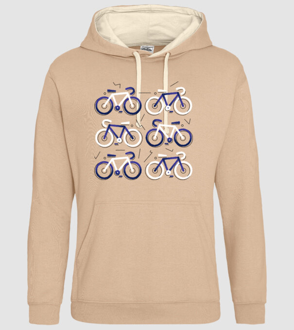 Ciclism model nisipiu pe tricou