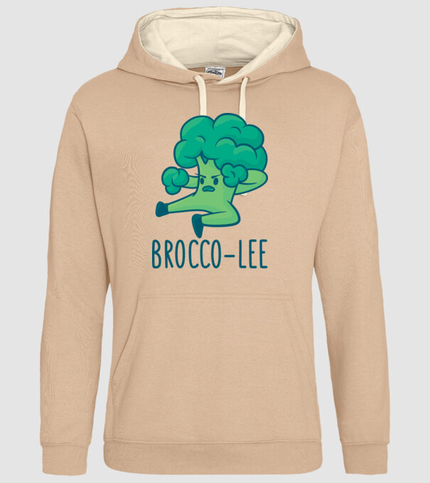 Brocco-Lee - Broccoli Karate model nisipiu pe tricou