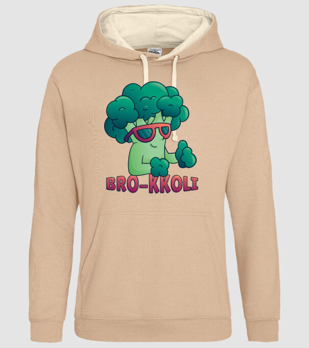 Broccoli model nisipiu pe tricou