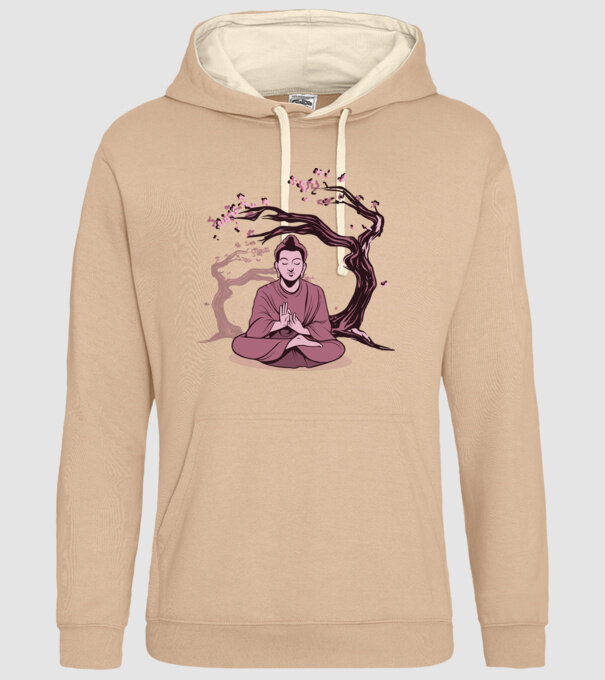 Buddha Meditație model nisipiu pe tricou
