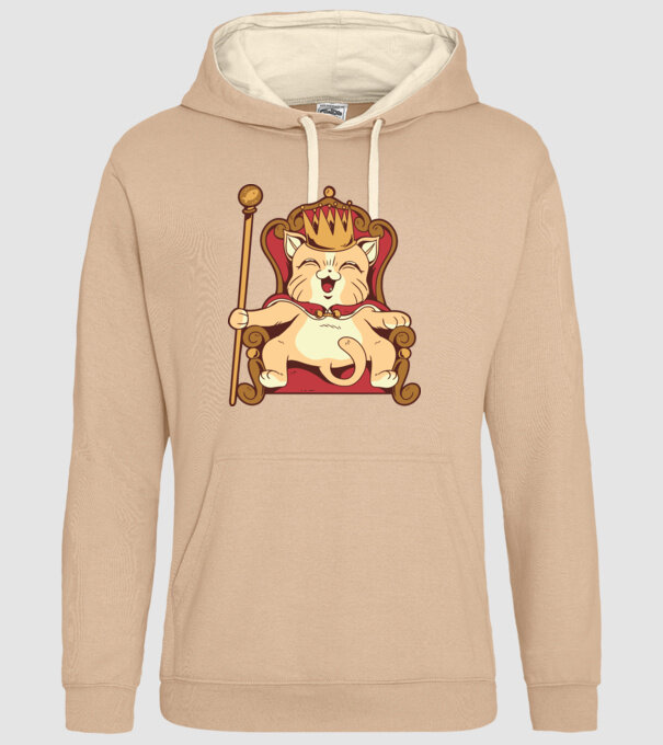 Cat King Pisică rege model nisipiu pe tricou