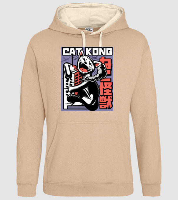 Cat Kong model nisipiu pe tricou
